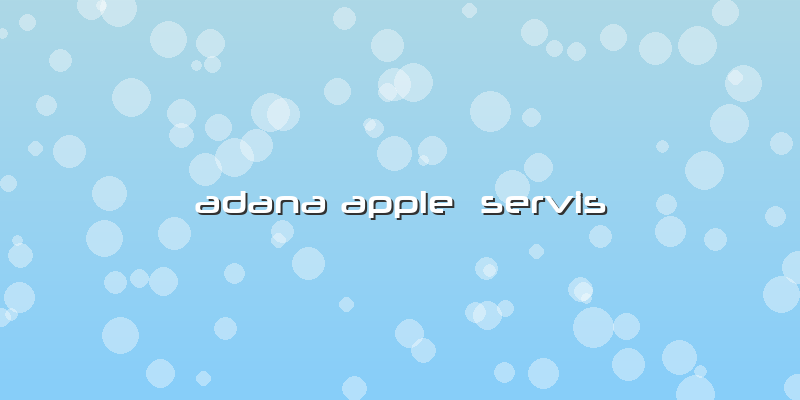 Adana Apple  Servis